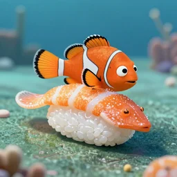 dori nigiri from finding nemo