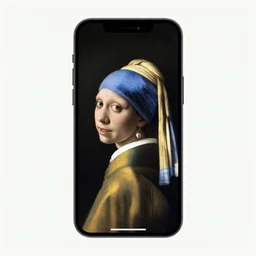 my smartphone lost power by Johannes Vermeer