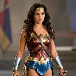 film still of alexandra daddario as wonder woman in wonder woman, 4 k