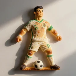 portugeuse sweet bread in the shape of soccer player ronaldo! 7