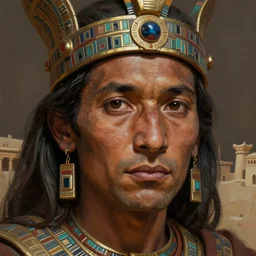 aztec citizen, close - up portrait, poor, intricate, elegant, volumetric lighting, scenery, digital painting, highly detailed, artstation, sharp focus, illustration, concept art, ruan jia, steve mccurry