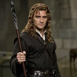 film still of Sean Connery as Aragorn in The Lord of the Rings, 4k