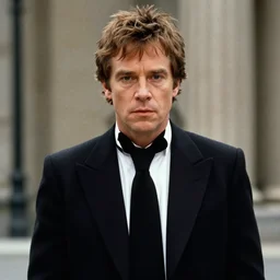 young willem dafoe as elton john, movie biopic, set photography still