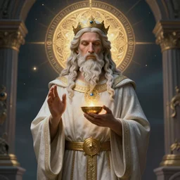 Sapiential Sage prophetic visions hyperdetailed photorealism