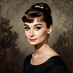 audrey hepburn art by gentile bellini