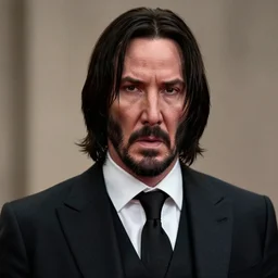 john wick with woody harrelson ’ s face