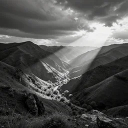 grayscale depth map