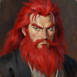red beard by akira kurosawa, cinematic shot, oil painting by jama jurabaev, extremely detailed, brush hard, artstation, for aaa game, high quality, brush stroke