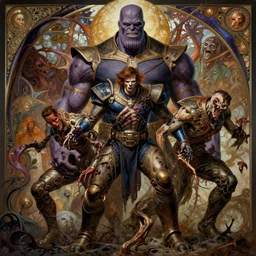 the platonic ideal of niander wallace, bladerunner 2 0 4 9 and cocaine cletus kasady ultimate carnage thanos dementor wild hunt doctor manhattan chtulu nazgul mandelbulb davinci, d & d, fantasy, ego death, detailed, intricate, hyperrealism, intense, scary, decay, art by artgerm and greg rutkowski and alphonse mucha