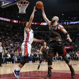photo of Kratos from god of war playing basketball