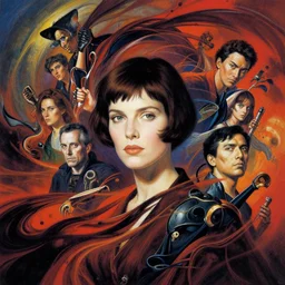 portrait of woman, short bleached brunette hair, richard avedon, martin schoeller, victor ngai, id magazine, epic scene, surreal, david cronenberg, kilian eng vibrant colours, billowing, dramatic, dynamic lighting, intricate illustration, detailed, beksinski, dan mumford, artstation, greg rutkowski, sharp focus, motion, photoreal, 8 k