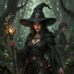 a detailed portrait of a swamp witch, by victo ngai and justin gerard, digital art, realistic painting, high quality, very detailed, fantasy, dnd, character design, trending on artstation