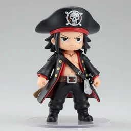 nendoroid taika waititi in pirate costume, black beard, taika waititi, pirate
