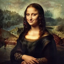 Ariana grande as the Monalisa