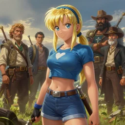 digital painting, epic beautifull hyper realistic bulma, gorgeous lighting by kim jung giu, mucha, bautista and norman rockwell and greg rutkowski and tom bagshaw and james gurney and pixar
