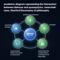 “academic diagram representing the intersection between deleuze and quantum physics, researchgate, Stanford encyclopedia of philosophy”