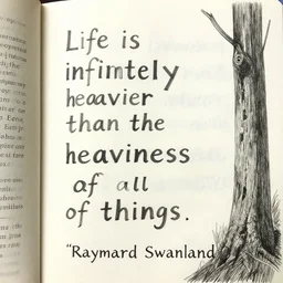 life is infinitely heavier than the heaviness of all things by raymond swanland, highly detailed
