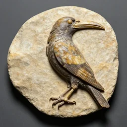 corvus frugilegus fossil oxford museum bones. no teeth. long beak
