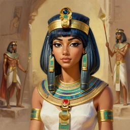 An beautiful digital painting of a lovely lovely egyptian princess, by Stanley Artgerm Lau, frank frazetta, Rossdraws, James Jean, gerald brom, Andrei Riabovitchev, Marc Simonetti, and Sakimichan, trending on artstation, SFW version
