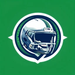 a creative logo for a new football team