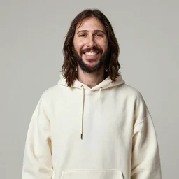 jesus portrait wearing virgil abloh hoodie streetwear by nicola samori, off - white style