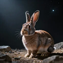 rabbit in space