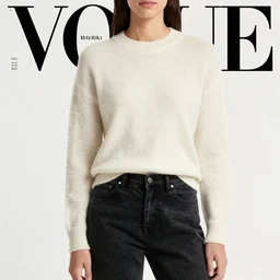 vogue women's fashion, bottega veneta, miu miu, prada, loewe, cashmere jumper, black jeans, digital art illustration by ilya kuvshinov, impressionist oil painting by john singer sargent, trending on artstation, intricate