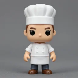 albert hofmann cosplay celebrity chef, stop motion vinyl action figure, plastic, toy, butcher billy style
