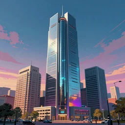 Cyberpunk Tallinn beautiful detailed visionary digital art with modern colors by Maciej Rebisz