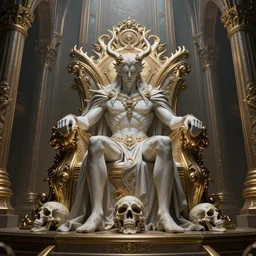 ultra realist intricate lucifer's throne death chamber, art style greg rutkowski, craig mullins, mohrbacher, zaha hadid, hiraku tanaka, exuberant, elite, elegant, extravagant, cgsociety, ambient key art, octane rendering, unreal engine, weta digital, structures ray tracing