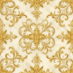 a beautiful pattern made of ivory and gold, highly intricate, digital art, very detailed, in the style of a weird and dark eerie liminal art nouveau flemish painting, 8k,