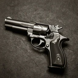 Dark-toned product photos, Colt Pistol, 4K, Vintage