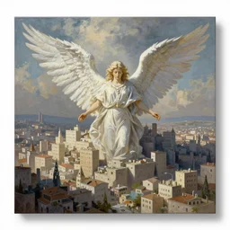 City of a thousand angels, painted by Eytan Zana