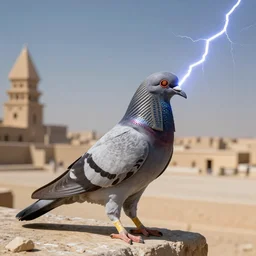 ancient Egyptian pigeon god of lightning