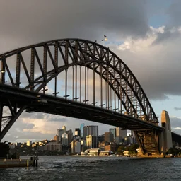 sydney harbour bridge by reg mombassa