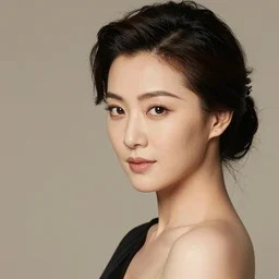 a portrait of an elegant lady, vga