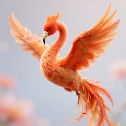 flaming phoenix, close up profile of a fuzzy, flowery, elegant, vibrant colour palette, bokeh, digital art, alphonse mucha, rhads, ross tran, artstation, artgem, octane render, 1 6 k