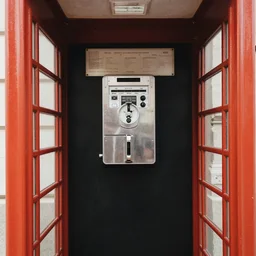 the inside of a phone booth, 8K photograph