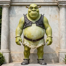 war memorial statue of Shrek