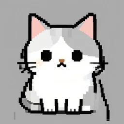 pixel art cat