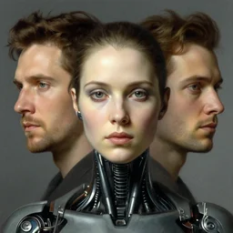 headshot of the female android in ex machina by william bouguereau and louis rhead