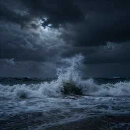 night sky crashing into the ocean, hyperrealistic masterpiece, highly detailed ricardo bofill anka zhuravleva, dramatic lighting, long shot, wide angle, uhd 8 k, sharp focus
