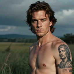 john malcovich with a tattoo of john malcovich