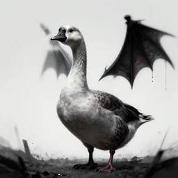 tonemapped gothic demonic goose by artstation