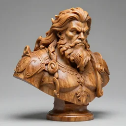 high intricate bust of overwatch roadhog carved from wood in baroque style, studio light, maria panfilova, andrea savchenko, mike kime, ludovic plouffe, qi sheng luo, oliver cook, trending on artstation