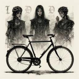 lsd blotter commemorating bicycle day, somber gothic aesthetic, masterpiece, elite, illustration, art by melissa houpert, felix englund, greg rutkowski, organic matte painting, bleak color palette, hard edges, smooth, artstation trending 8 k