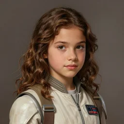 portrait of a woman by greg rutkowski, arabian and spanish features, brown wavy hair, star wars expanded universe, she is about 2 0 years old, smart and charming, wearing starfighter pilot uniform, highly detailed portrait, digital painting, artstation, concept art, smooth, sharp foccus ilustration, artstation hq