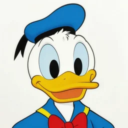 donald duck cartoon eyes, drawing by disney - n 4