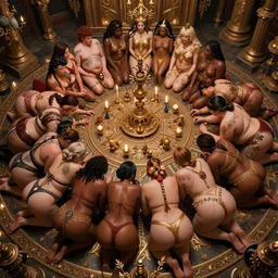love, diverse bodies, from behind, rebirth rituals, wide angle, elaborate, highly detailed, beautiful lighting