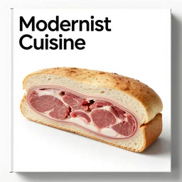 a still frame from the Modernist cuisine cookbook featuring a cross-section of cooking over fire, black background.